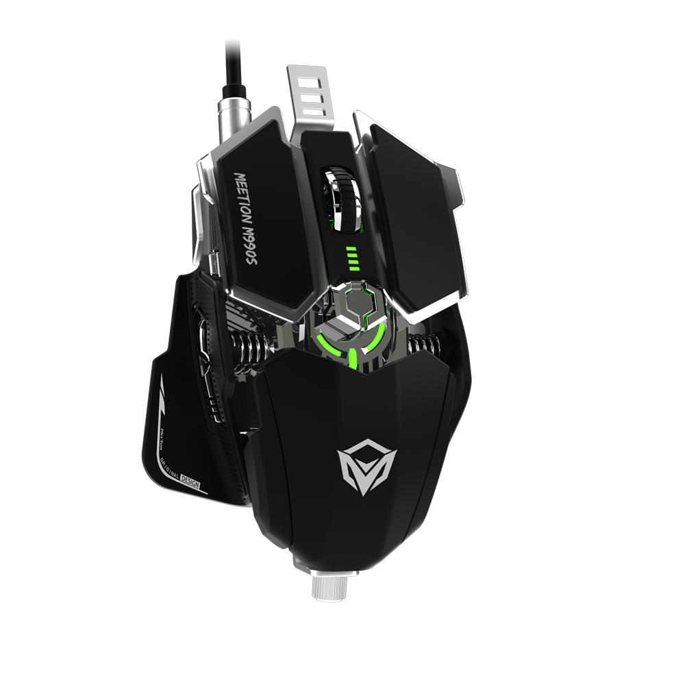 Mechanical RGB Transformers Gaming Mouse - White
