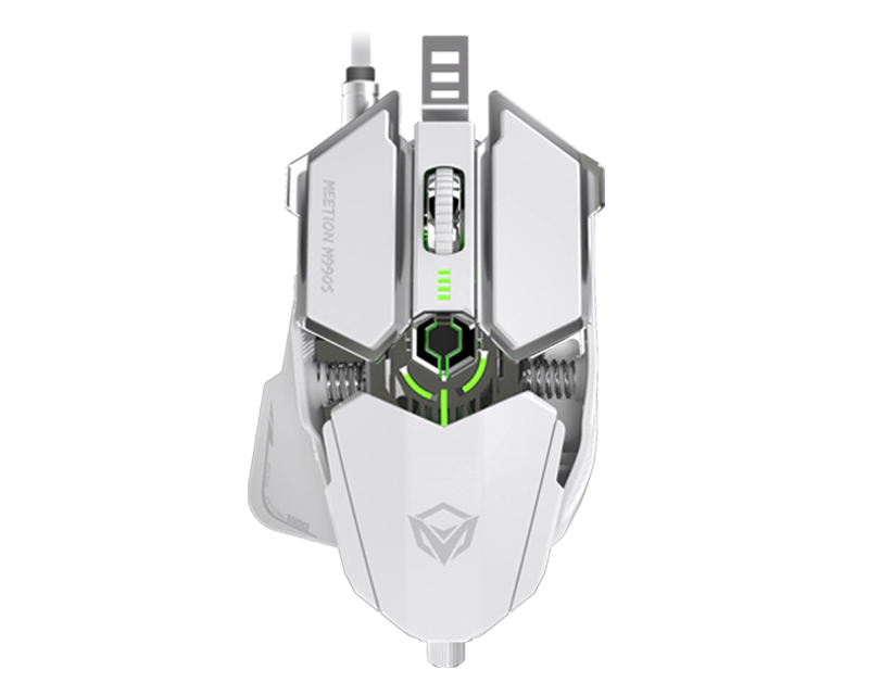 Mechanical RGB Transformers Gaming Mouse - White