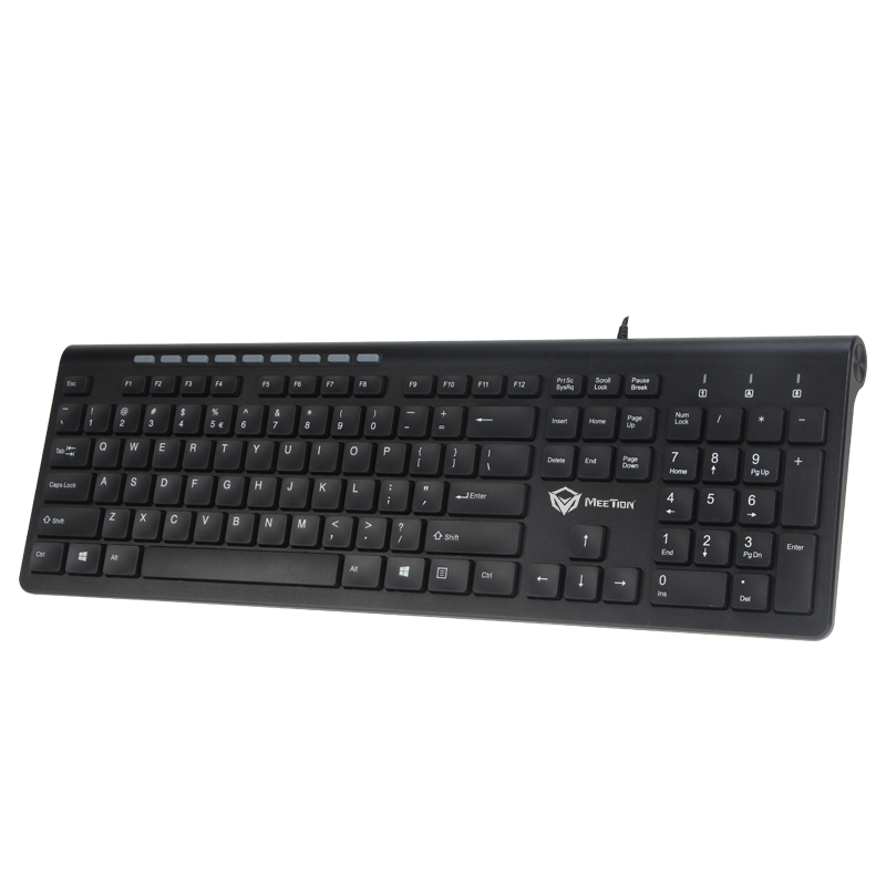 Multimedia Ultrathin USB Corded Keyboard