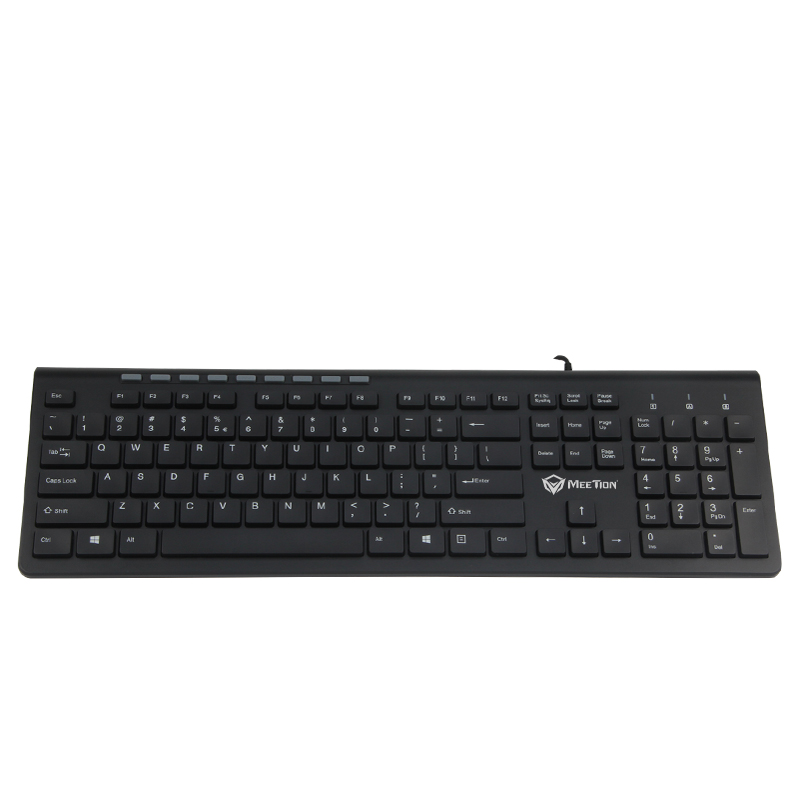Multimedia Ultrathin USB Corded Keyboard